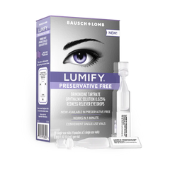 LUMIFY Redness Reliever Preservative Free Eye Drops