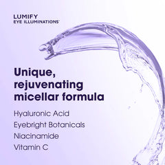 LUMIFY Eye Illuminations 3-In-1 Micellar Cleansing Water & Eye Makeup Remover (Pack of 2)