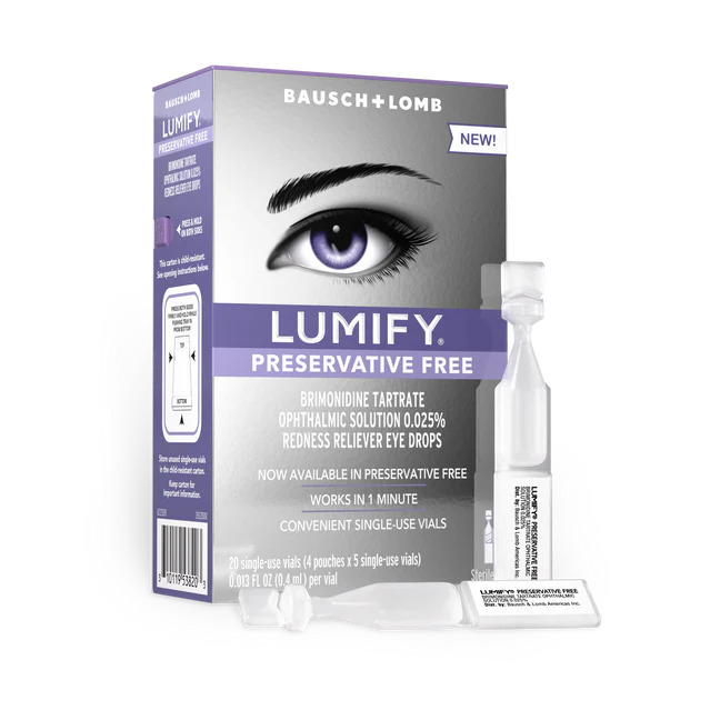 LUMIFY Redness Reliever Preservative Free Eye Drops